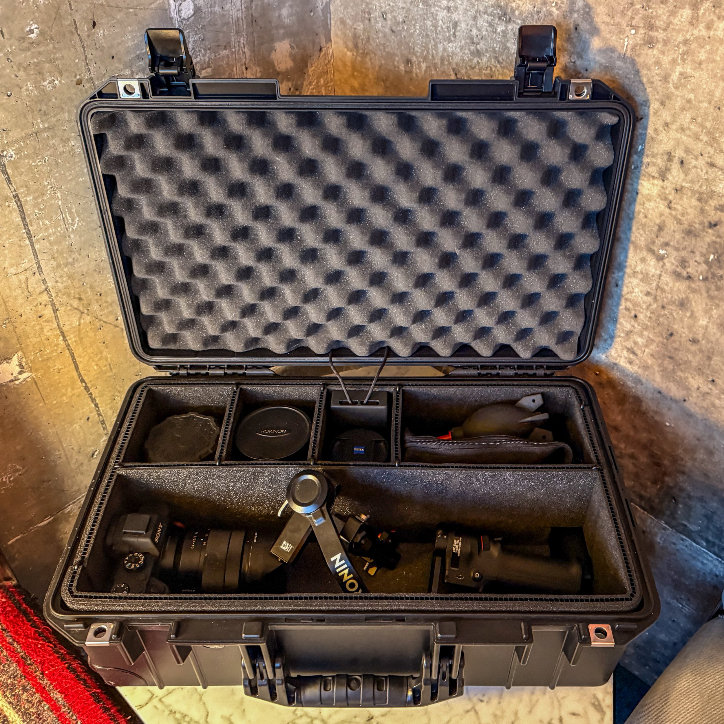 Content creator's camera case